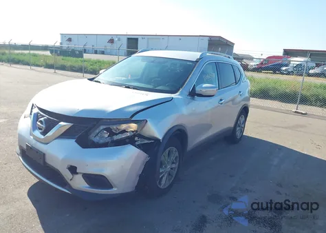 2015 Nissan Rogue Sv из США, поврежденный, VIN KNMAT2MV9FP526320